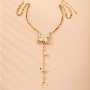 *Serena* Butterfly Y Necklace